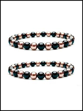 Magnetic Copper Hematite Bracelet Therapy Bracelet Wristband for Women Wellbeing